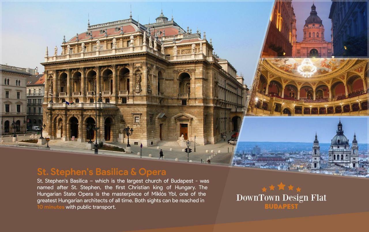 Downtown Design Flat Apartman Budapest Kültér fotó